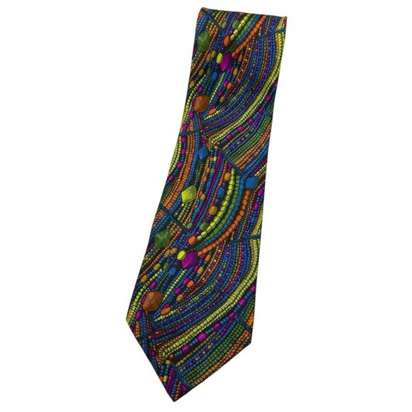 BRIONI Men´s 100% Silk Necktie LUXURY Tie Multicolor...